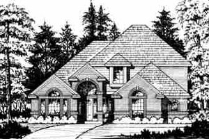 Traditional Exterior - Front Elevation Plan #40-158