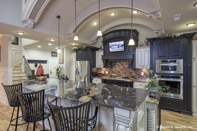 Architectural House Design - Interior - Family Room 2 for Country House Plan #929-556 - 4 bed, 3 bath
