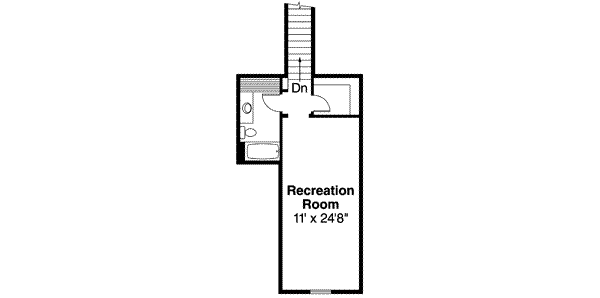 House Plan Design - Ranch Floor Plan - Upper Floor Plan #124-497