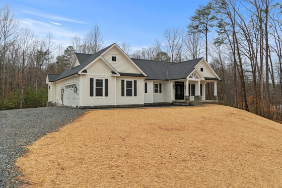 Exterior - Front Elevation 3 for Farmhouse House Plan #923-154 - 3 bed, 2.5 bath