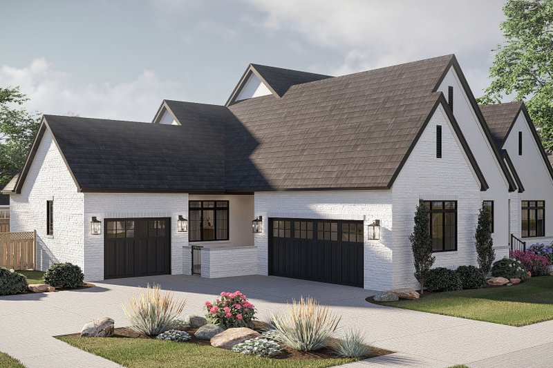 Architectural House Design - Exterior - Other Elevation 2 for Cottage House Plan #455-815 - 3 bed, 2.5 bath