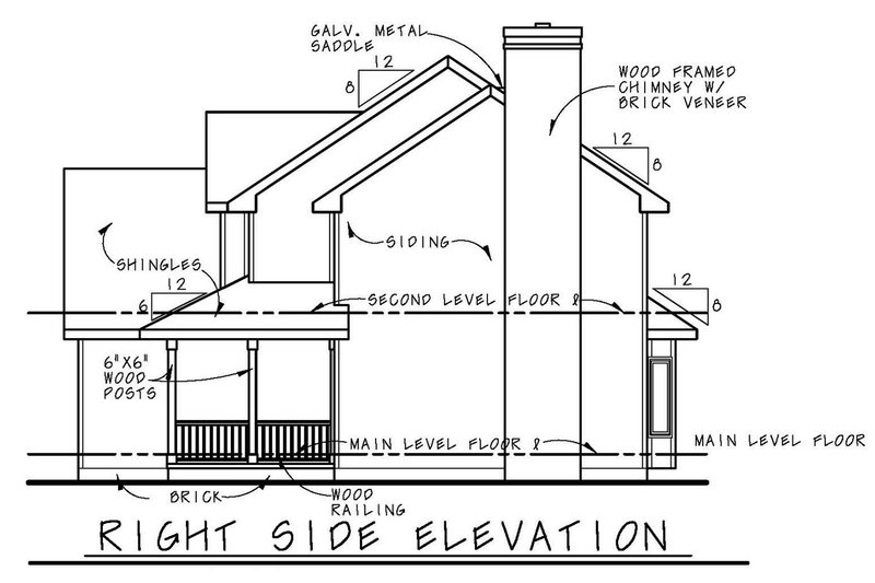 Home Plan - Exterior - Other Elevation 1 for Craftsman House Plan #20-2191 - 4 bed, 2.5 bath