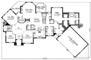 European Style House Plan - 5 Beds 4.5 Baths 5009 Sq/Ft Plan #70-853 