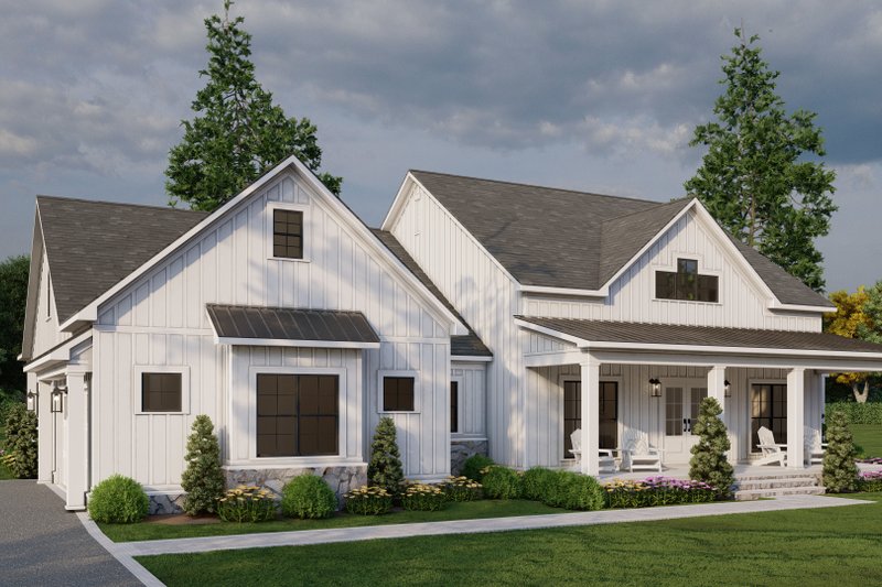 House Plan Design - Exterior - Other Elevation 5 for Farmhouse House Plan #923-440 - 3 bed, 2.5 bath