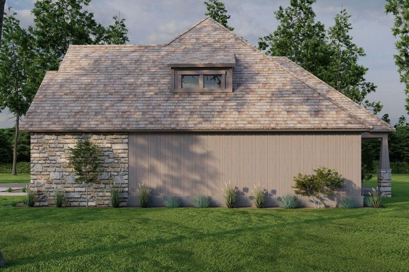 Architectural House Design - Exterior - Other Elevation 1 for Ranch House Plan #923-89 - 3 bed, 2.5 bath