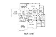 European Style House Plan - 4 Beds 5 Baths 6304 Sq/Ft Plan #458-21 