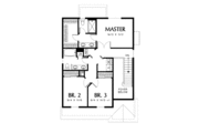 Craftsman Style House Plan - 3 Beds 2.5 Baths 1466 Sq/Ft Plan #48-436 