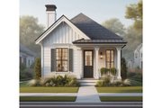 Bungalow Style House Plan - 2 Beds 1 Baths 900 Sq/Ft Plan #515-55 