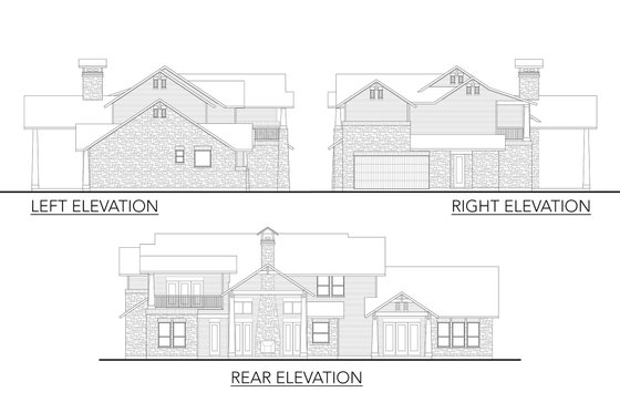 Exterior - Other Elevation for Craftsman House Plan #80-205 - 4 bed, 3.5 bath