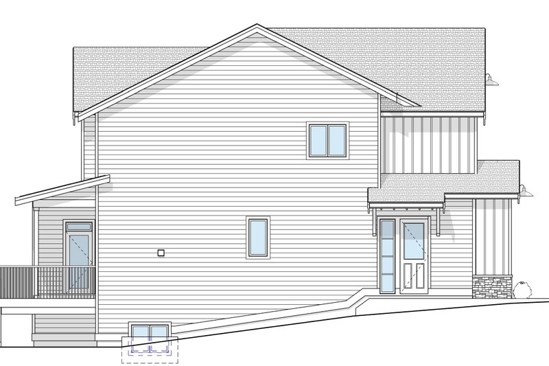 House Blueprint - Exterior - Other Elevation 1 for Farmhouse House Plan #1114-116 - 3 bed, 2.5 bath