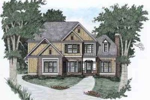 Traditional Exterior - Front Elevation Plan #129-103