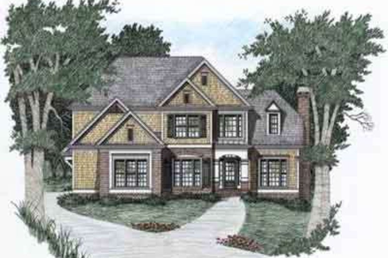 Dream House Plan - Traditional Exterior - Front Elevation Plan #129-103