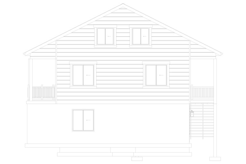 Dream House Plan - Exterior - Other Elevation 8 for Cabin House Plan #1060-355 - 2 bed, 2 bath