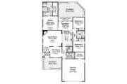 European Style House Plan - 3 Beds 2.5 Baths 2000 Sq/Ft Plan #21-260 