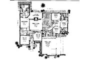 European Style House Plan - 4 Beds 3.5 Baths 2790 Sq/Ft Plan #310-742 