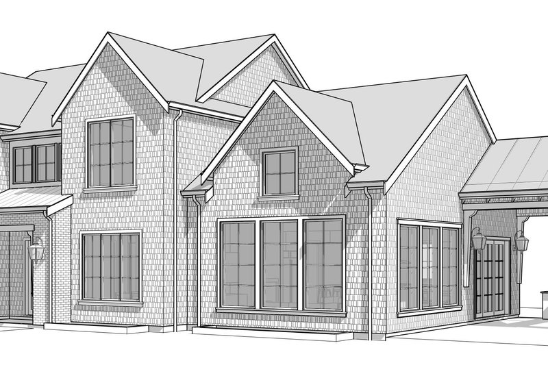 House Blueprint - Exterior - Front Elevation 6 for Farmhouse House Plan #1114-97 - 4 bed, 3.5 bath