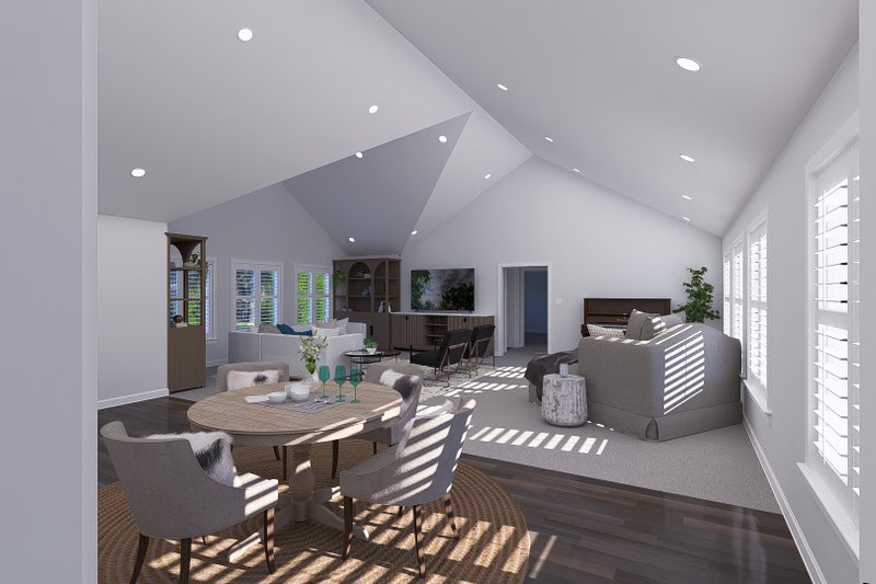 Architectural House Design - Interior - Family Room 3 for Farmhouse House Plan #1060-308 - 2 bed, 2 bath