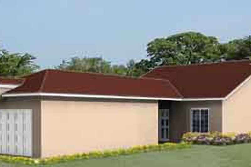 House Plan Design - Adobe / Southwestern Exterior - Front Elevation Plan #1-291