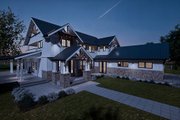 Farmhouse Style House Plan - 5 Beds 5.5 Baths 3728 Sq/Ft Plan #1101-40 