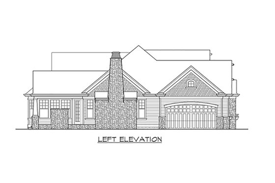 Exterior - Other Elevation for Craftsman House Plan #132-230 - 2 bed, 2.5 bath