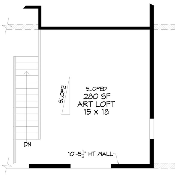 Dream House Plan - Contemporary Floor Plan - Upper Floor Plan #932-1230
