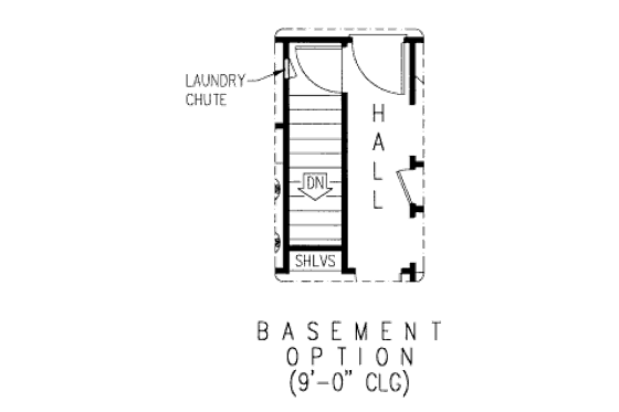 Floor Plan - Other Floor for Ranch House Plan #11-109 - 3 bed, 2.5 bath