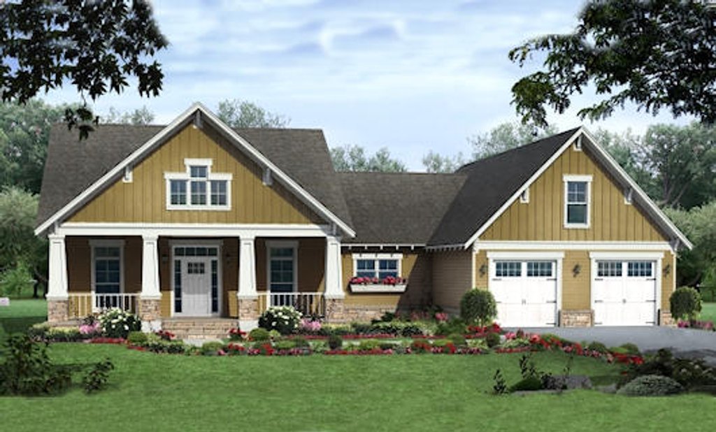 Craftsman Style House Plan 3 Beds 2.5 Baths 1900 Sq/Ft