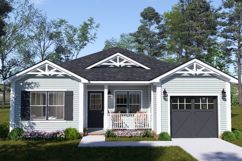 Home Plan - Exterior - Other Elevation for Cottage House Plan #513-2483 - 3 bed, 3 bath
