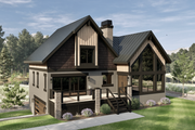 Cabin Style House Plan - 3 Beds 2.5 Baths 1815 Sq/Ft Plan #1108-9 