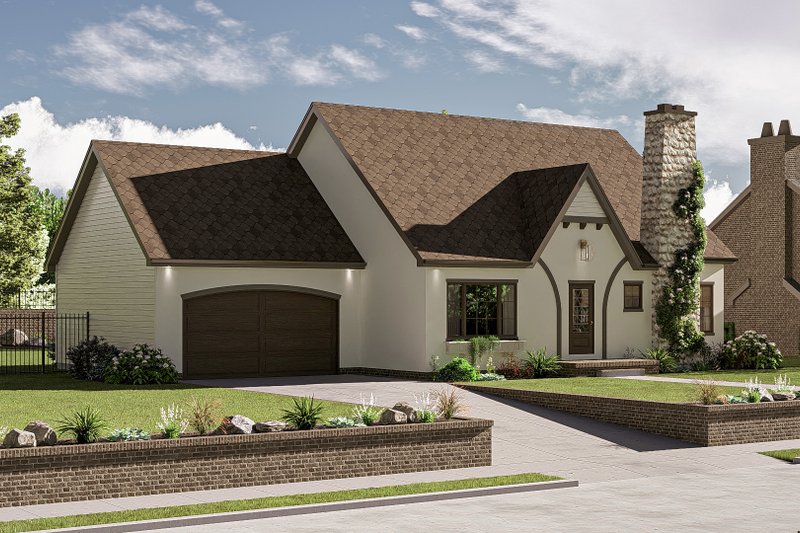 Home Plan - Exterior - Other Elevation 1 for Cottage House Plan #455-429 - 3 bed, 2 bath