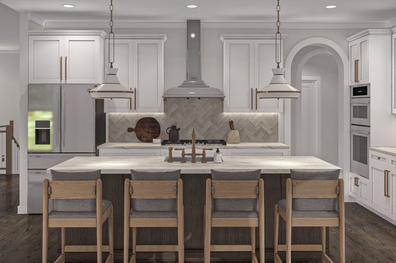 Interior - Kitchen for Modern House Plan #455-448 - 2 bed, 2 bath