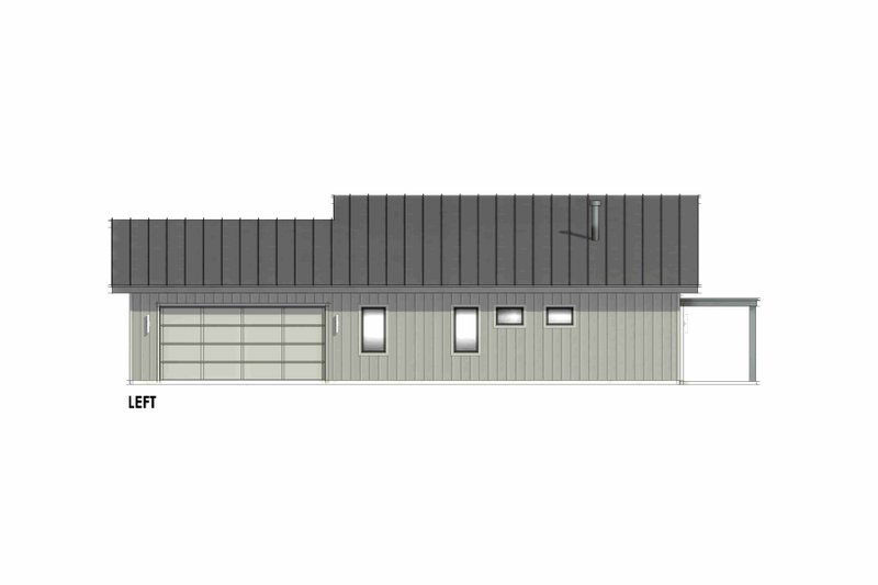 House Plan Design - Exterior - Other Elevation for Modern House Plan #1096-118 - 2 bed, 2 bath