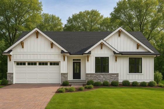 Exterior - Other Elevation for Craftsman House Plan #112-299 - 3 bed, 2 bath