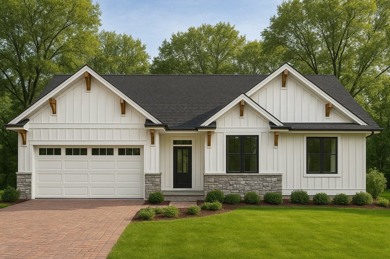 House Blueprint - Exterior - Other Elevation for Craftsman House Plan #112-299 - 3 bed, 2 bath