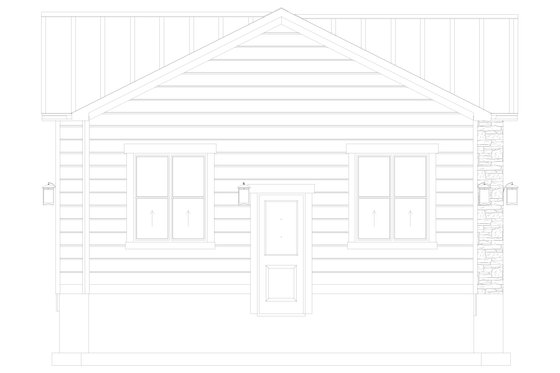 Exterior - Other Elevation for Traditional House Plan #1060-129, 0 bath