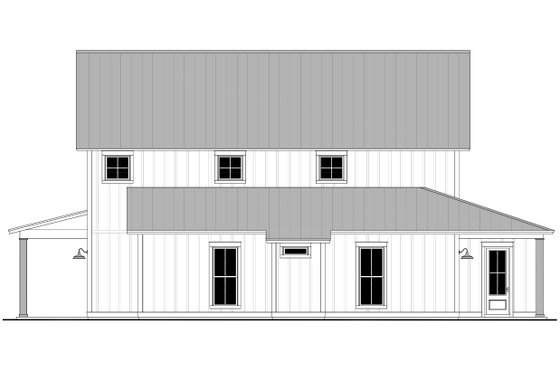 Exterior - Other Elevation 1 for Barndominium House Plan #430-259 - 4 bed, 3.5 bath