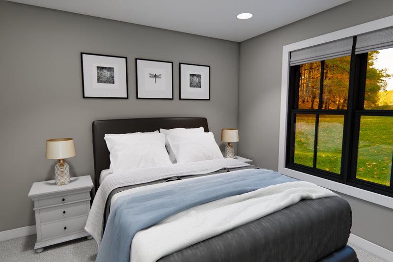 Dream House Plan - Interior - Bedroom 3 for Farmhouse House Plan #51-1366 - 4 bed, 3.5 bath
