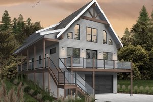 Exterior - Front Elevation 3 for Cottage House Plan #23-2718 - 4 bed, 3 bath