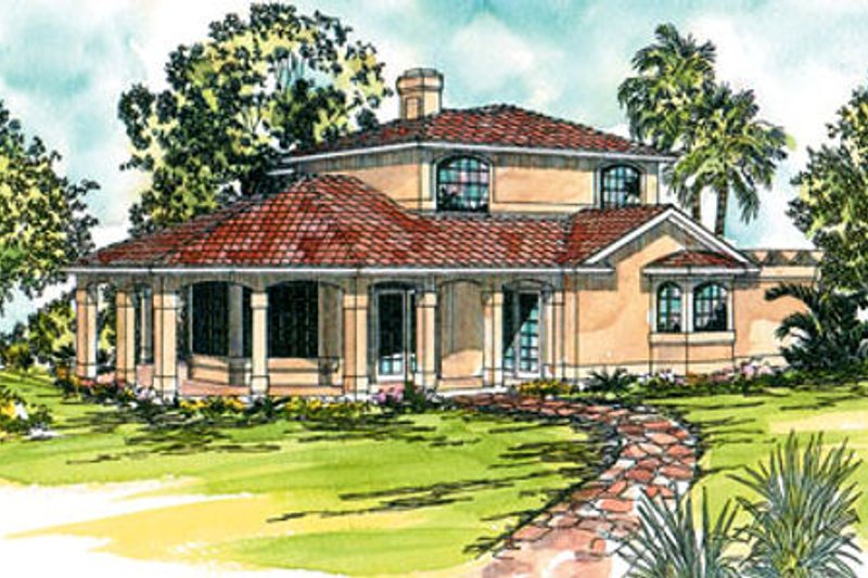 Architectural House Design - Exterior - Front Elevation Plan #124-236
