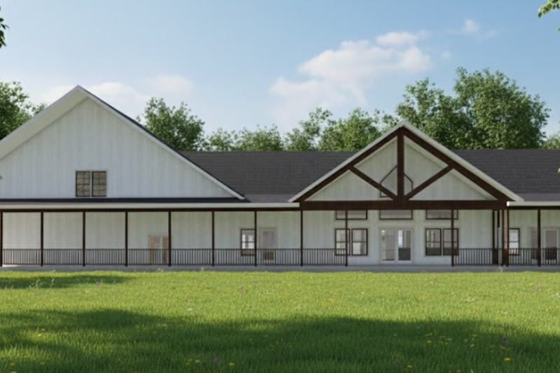 House Plan Design - Exterior - Front Elevation 2 for Farmhouse House Plan #1109-32 - 3 bed, 3.5 bath