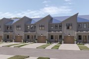Modern Style House Plan - 3 Beds 2.5 Baths 1701 Sq/Ft Plan #455-689 Exterior 