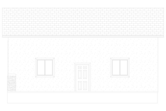 Exterior - Other Elevation 3 for Victorian House Plan #1060-77, 0 bath