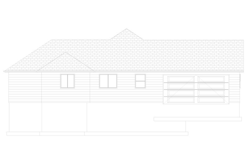 House Blueprint - Exterior - Other Elevation for Traditional House Plan #1060-174 - 3 bed, 2 bath
