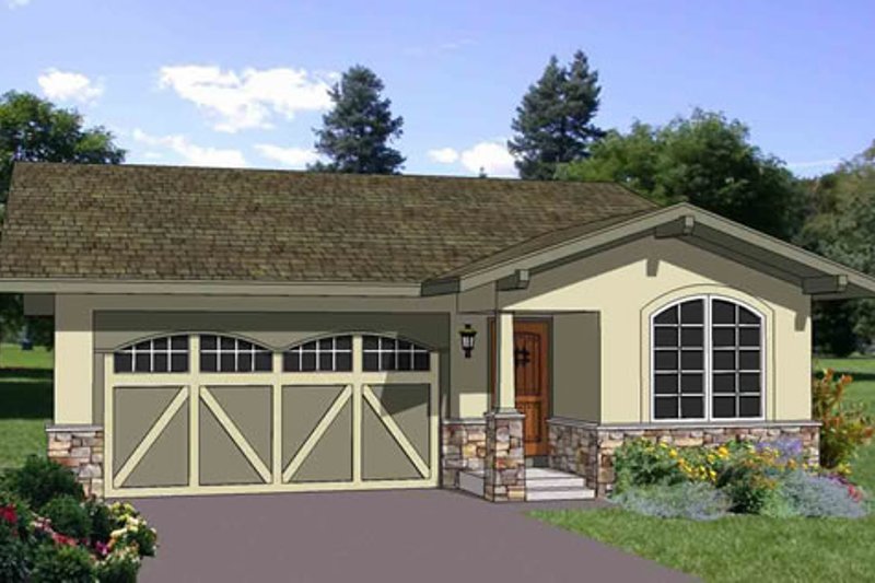 Ranch Style House Plan - 3 Beds 2 Baths 1234 Sq/Ft Plan #116-258