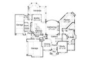 European Style House Plan - 4 Beds 4.5 Baths 4760 Sq/Ft Plan #411-665 