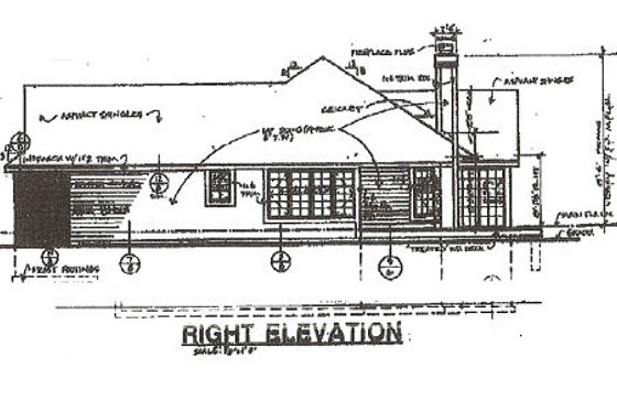 Exterior - Other Elevation 1 for Traditional House Plan #320-359 - 2 bed, 2 bath