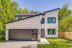 Home Plan - Exterior - Front Elevation for Contemporary House Plan #1129-14 - 4 bed, 2.5 bath