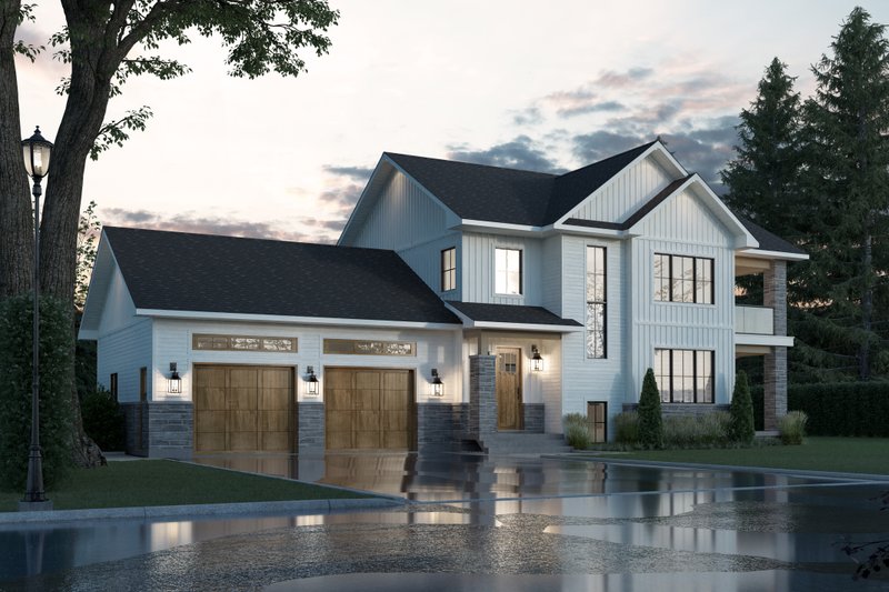 Architectural House Design - Farmhouse Exterior - Front Elevation Plan #23-2782