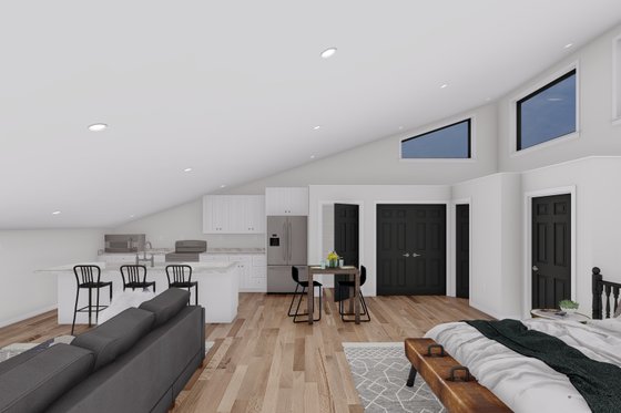 Interior - Other 1 for Modern House Plan #1060-117 - 1 bed, 1.5 bath