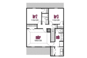 Farmhouse Style House Plan - 3 Beds 2.5 Baths 1620 Sq/Ft Plan #435-1 